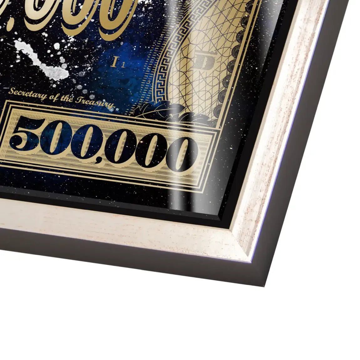 Donald & Daisy Duck Dollar Acrylglas Bild INGALERIE