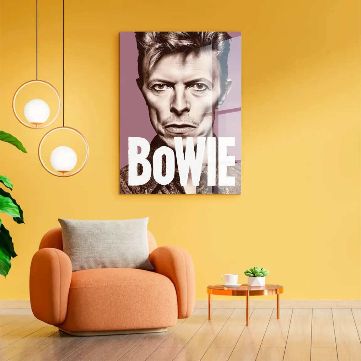 Starman Portrait Bowie Acrylglasbild