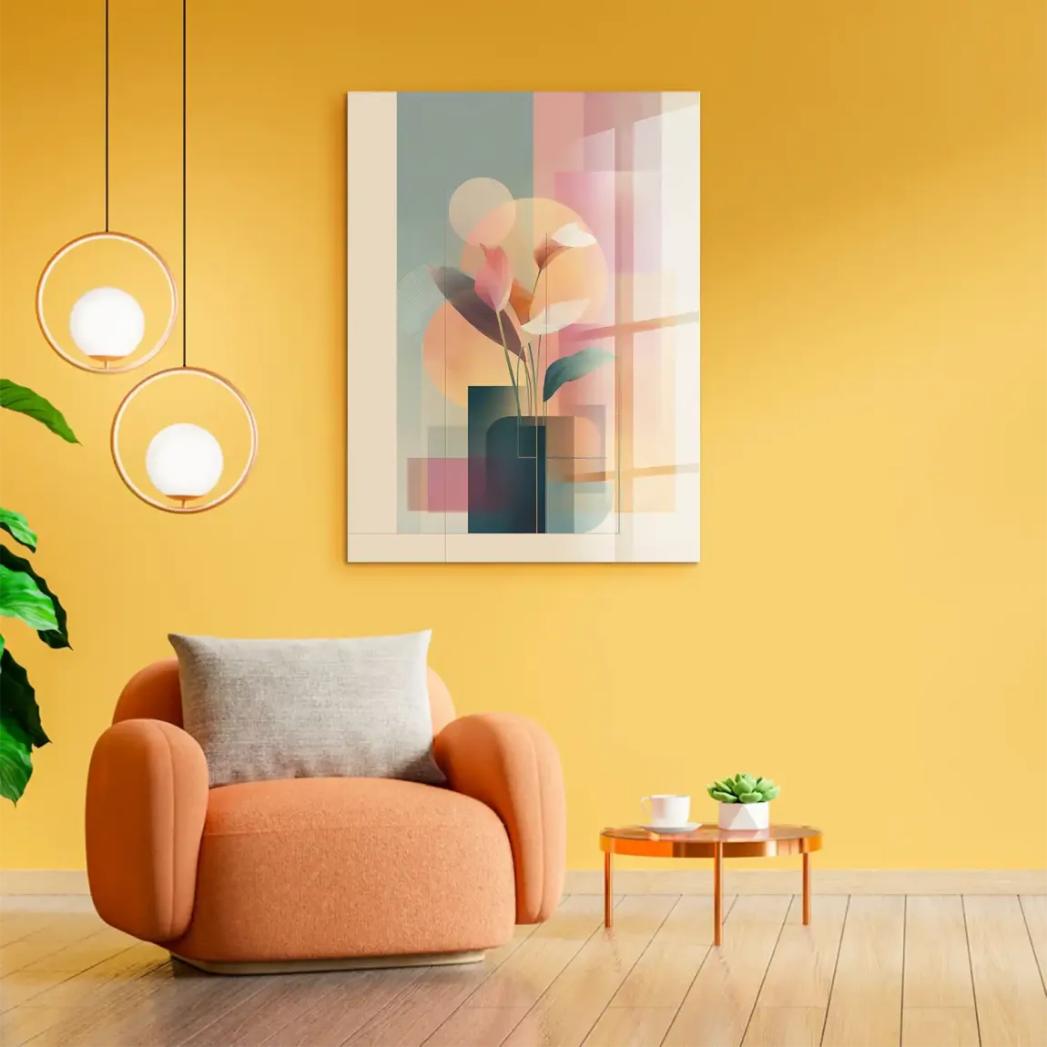 Light Garden Abstrakt Acrylglasbild