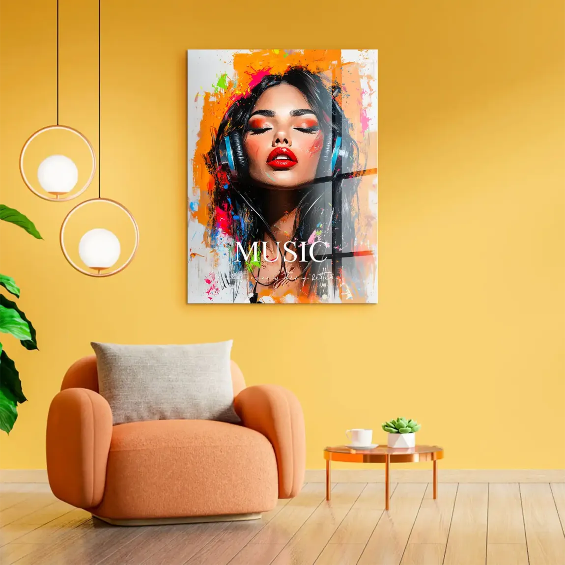 Music Soul Acrylglasbild