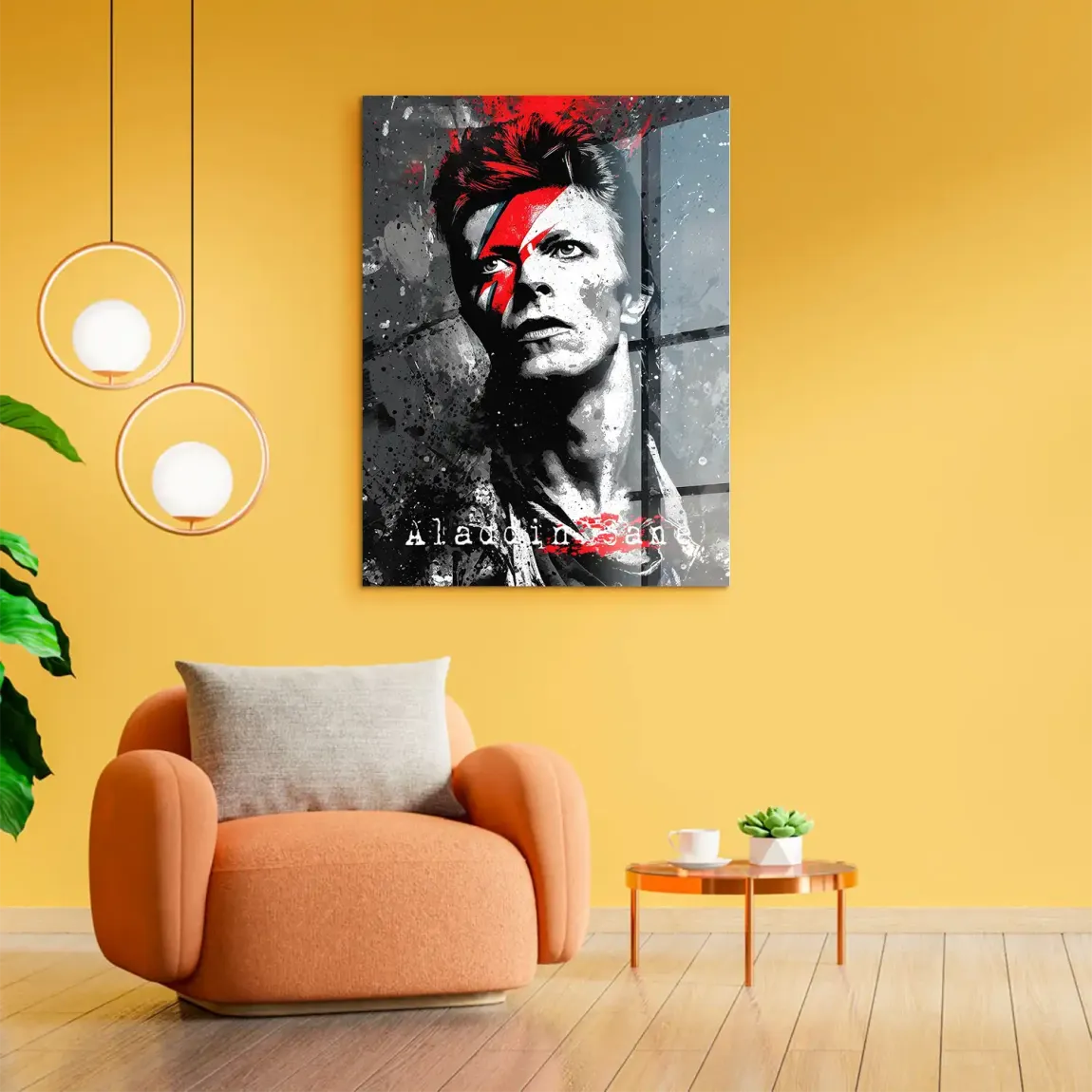 David Bowie Starlight Acrylglasbild