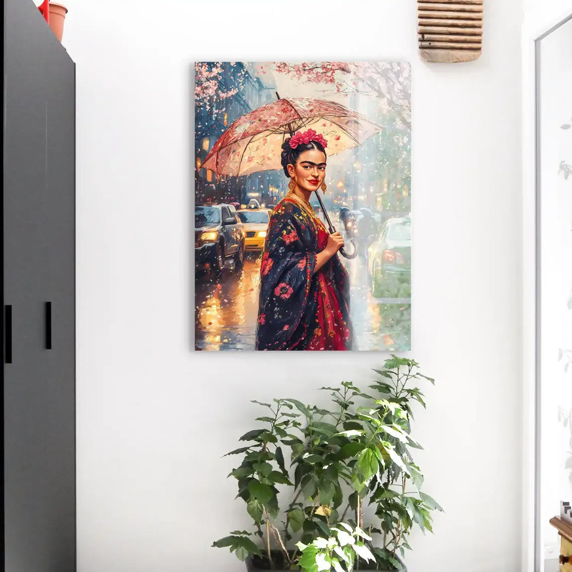 Frida im Abendregen Acrylglasbild INGALERIE