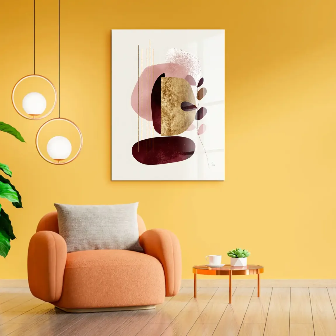 Velvet Shape Acrylglasbild