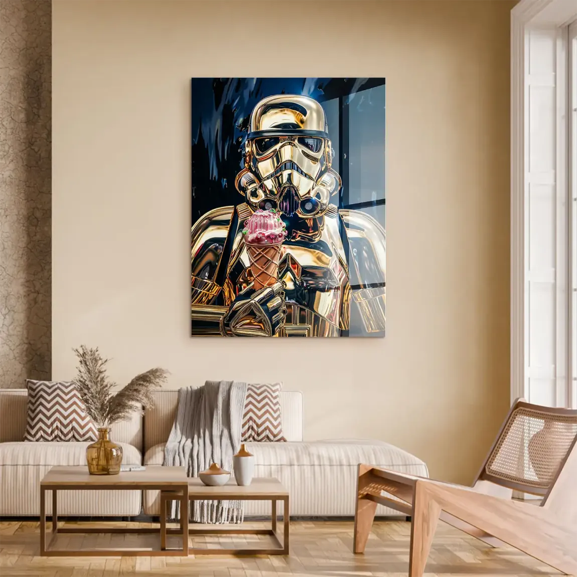 Stormtrooper Eis Acrylglasbild