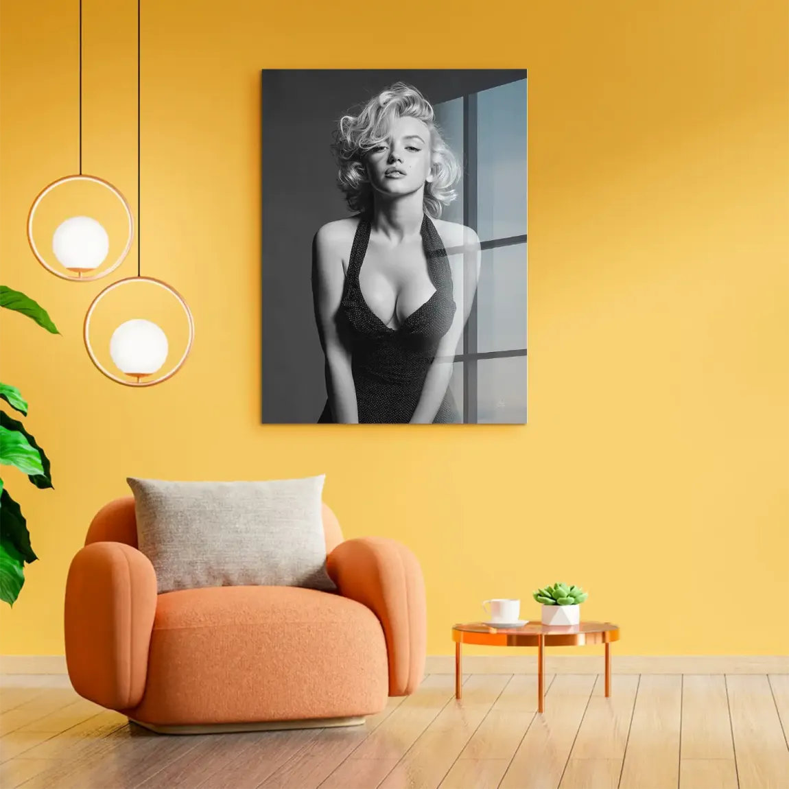 Marilyn Monroe Charm Acrylglasbild
