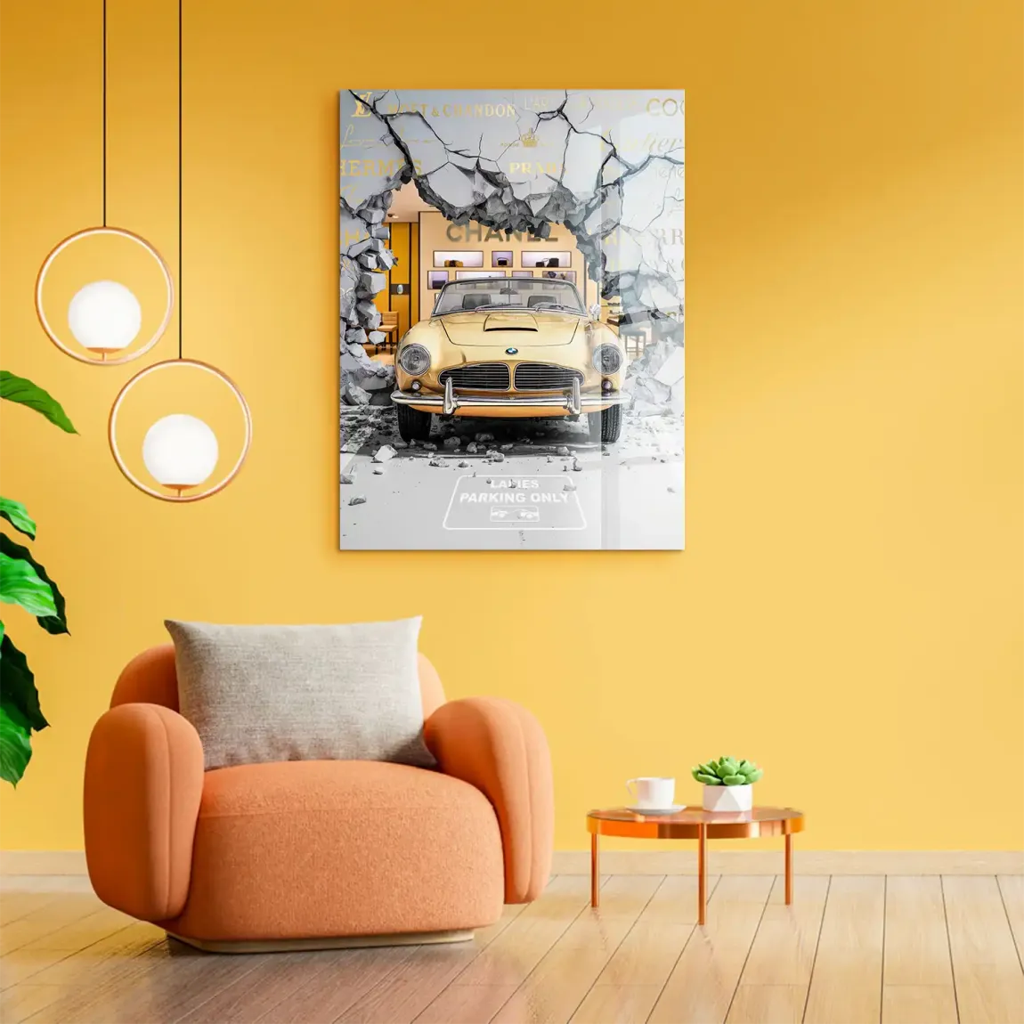 Luxury Shopping Acrylglasbild