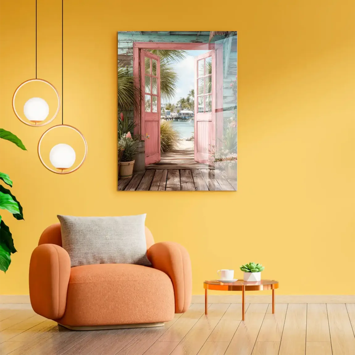 Coastal Escape Acrylglasbild - INGALERIE | Dein Onlineshop für moderne Wandbilder