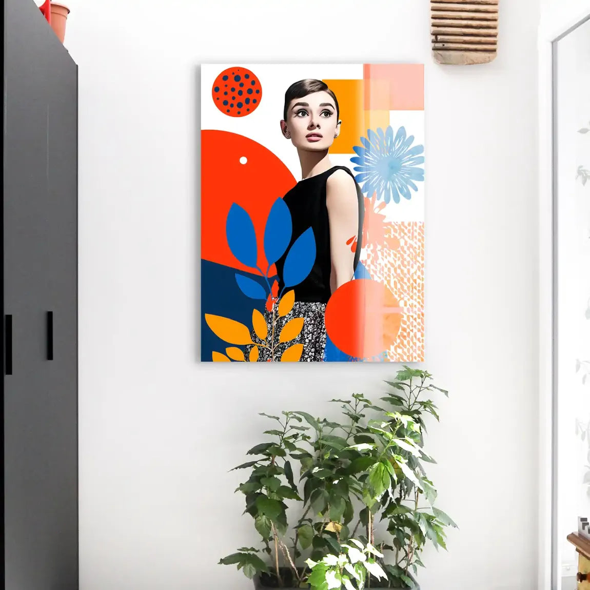 Audrey Hepburn Blooming Acrylglasbild INGALERIE