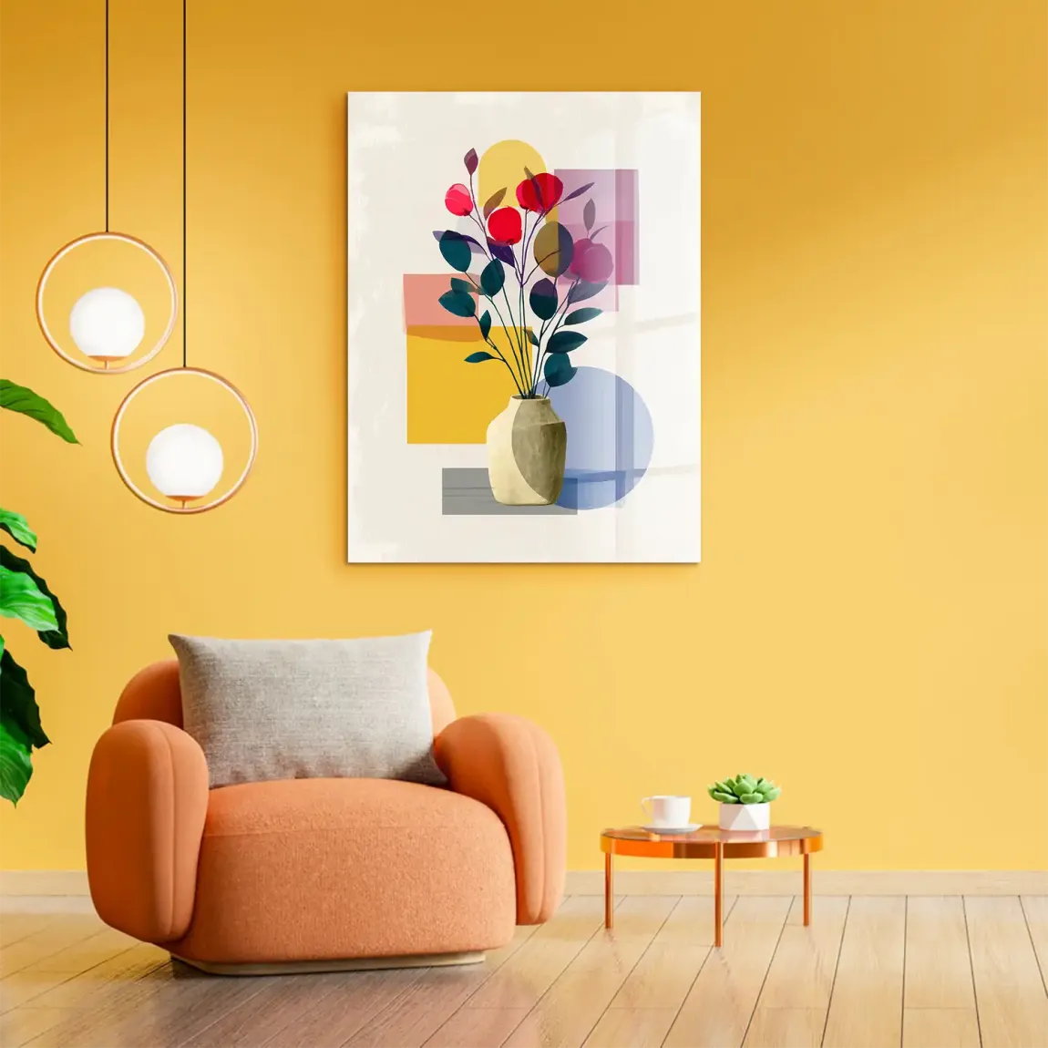 Modern Essence Abstract Acrylglasbild