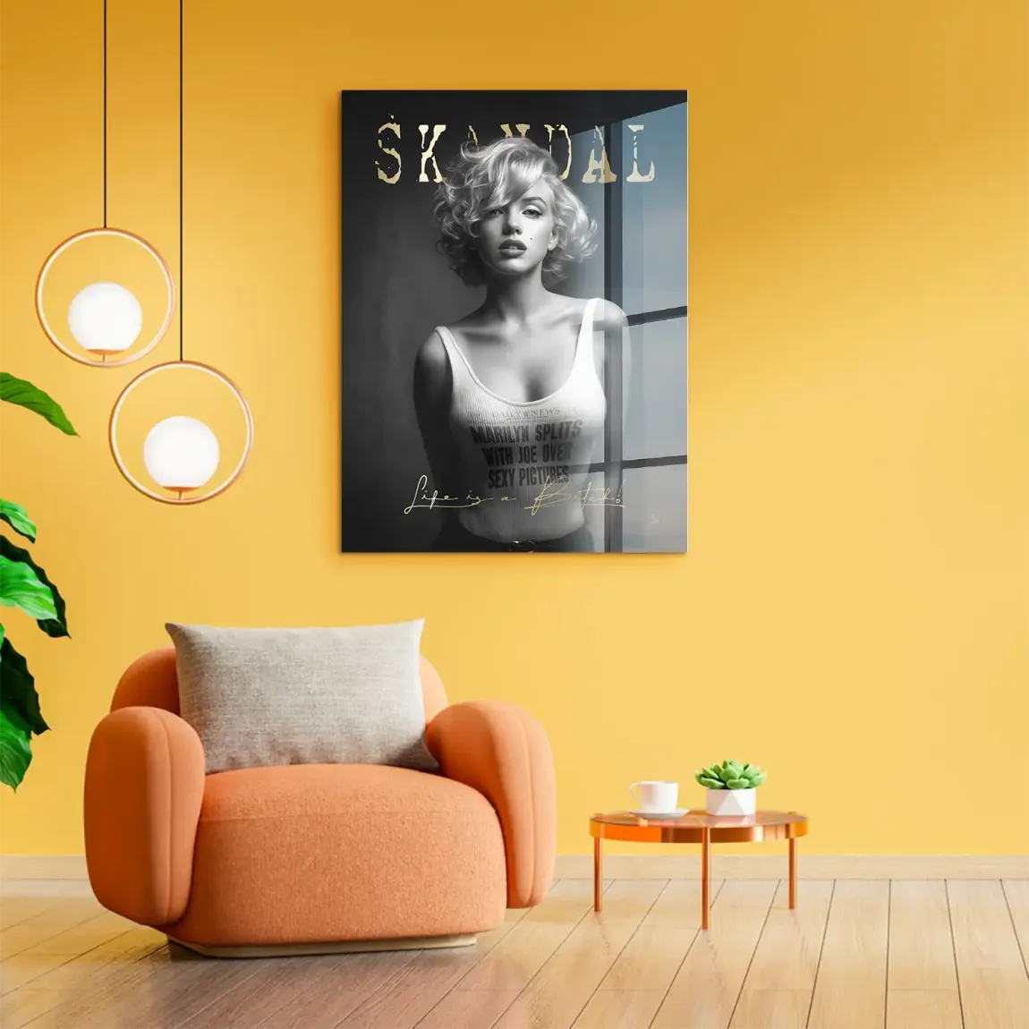 Marilyn Skandal Acrylglasbild