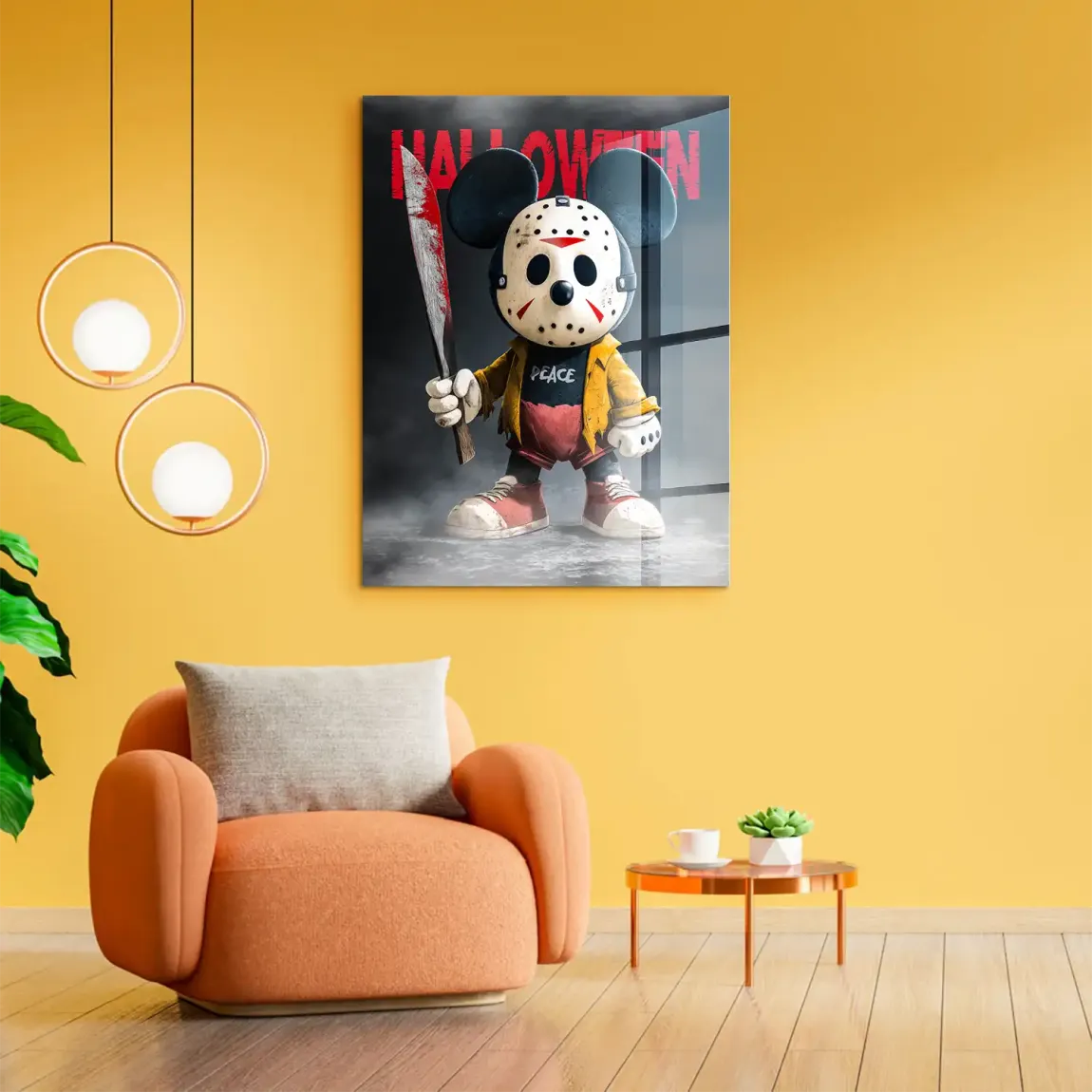 Midnight Micky Mouse Acrylglasbild