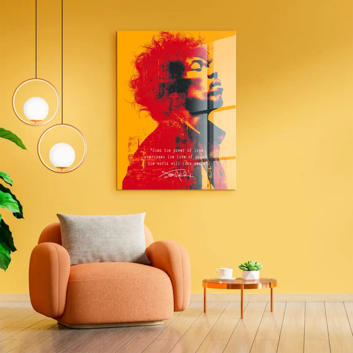 Electric Soul Hendrix Acrylglasbild