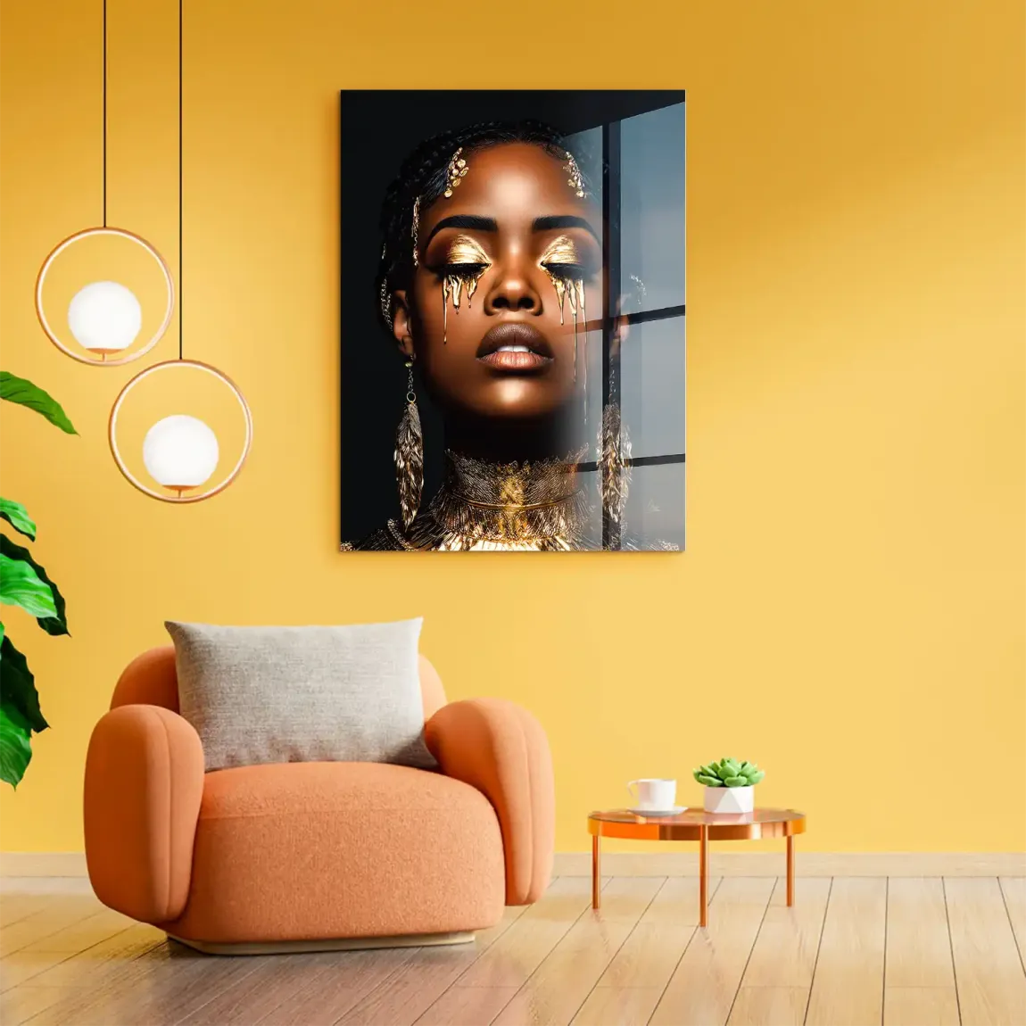 Tears of Gold Acrylglasbild