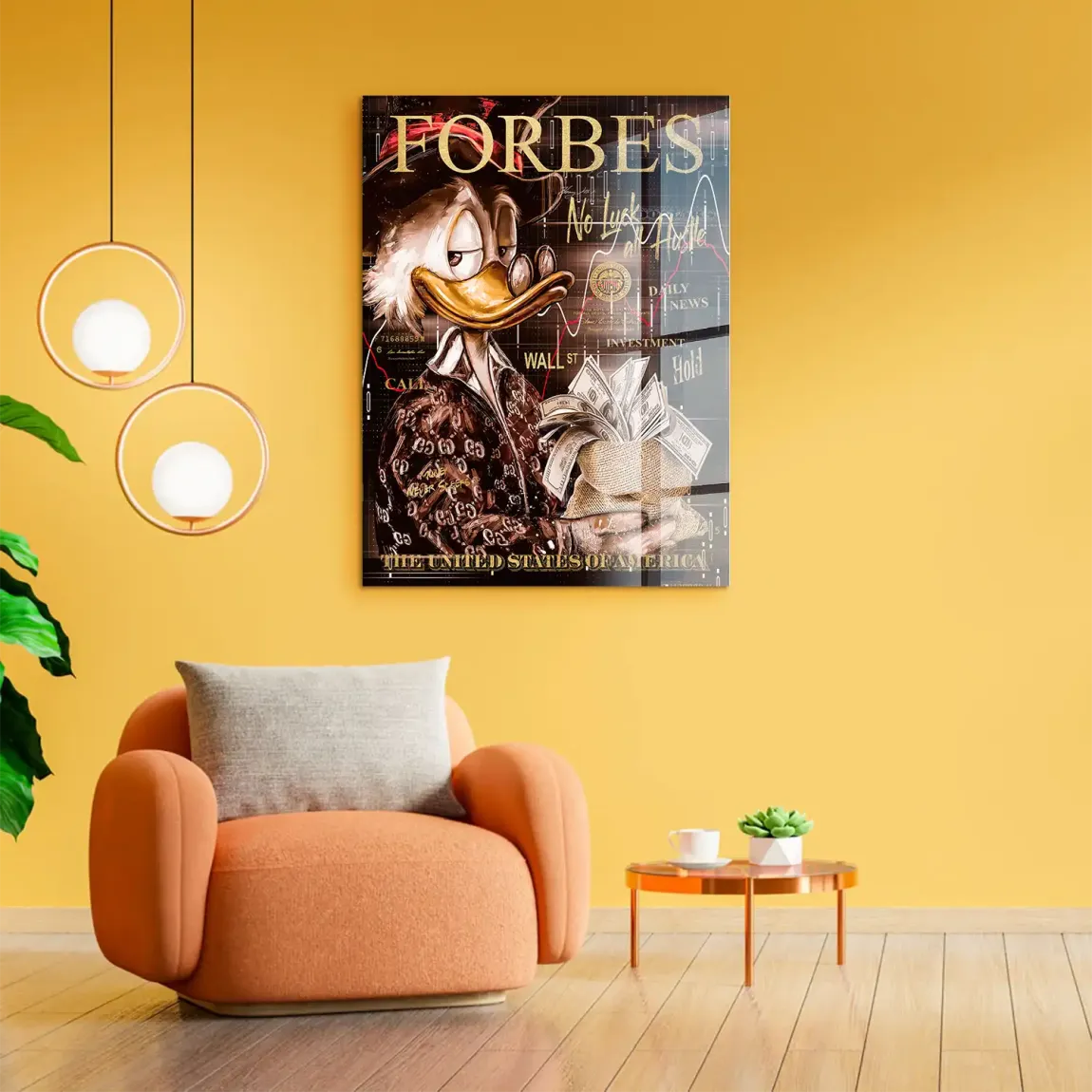 Mr Money Forbes Acrylglasbild