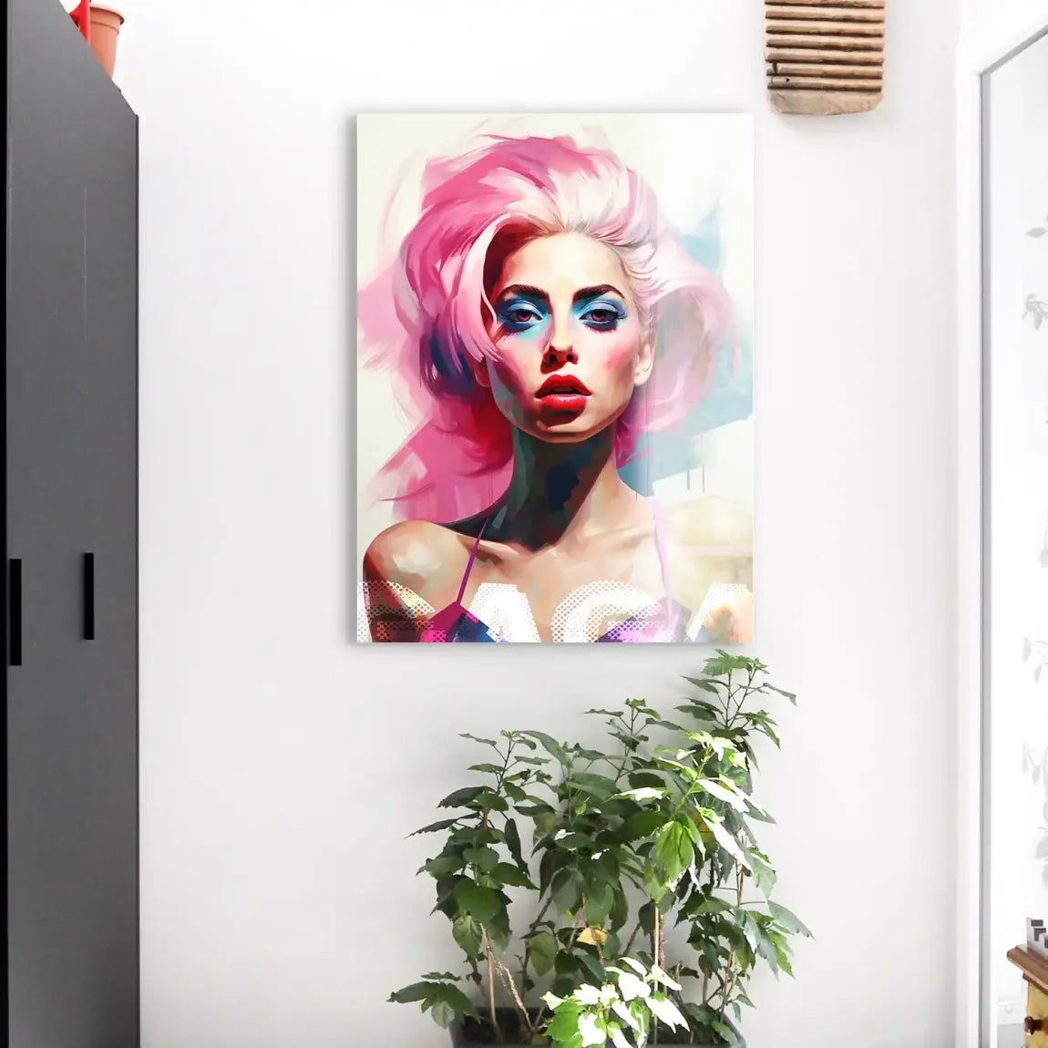 Lady G. in Color Acrylglasbild INGALERIE