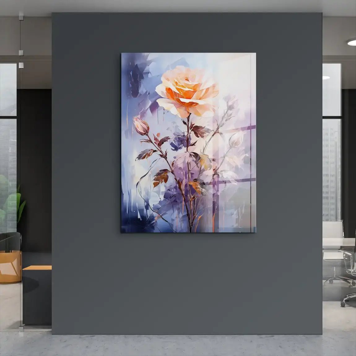 Flower Abstrakt Nr.23 Acrylglasbild INGALERIE