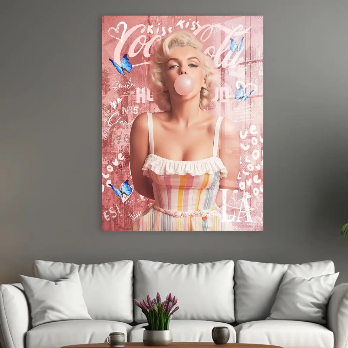 Bubble Pop Hollywood Acrylglasbild INGALERIE