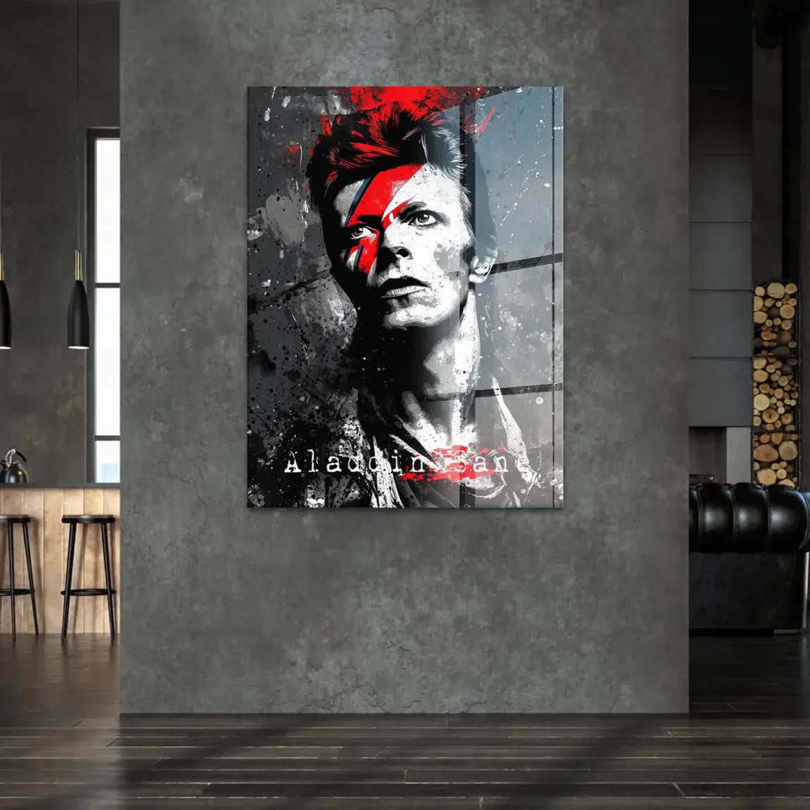 David Bowie Starlight Acrylglasbild