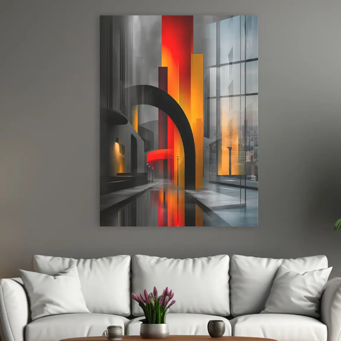Midnight City Acrylglasbild INGALERIE