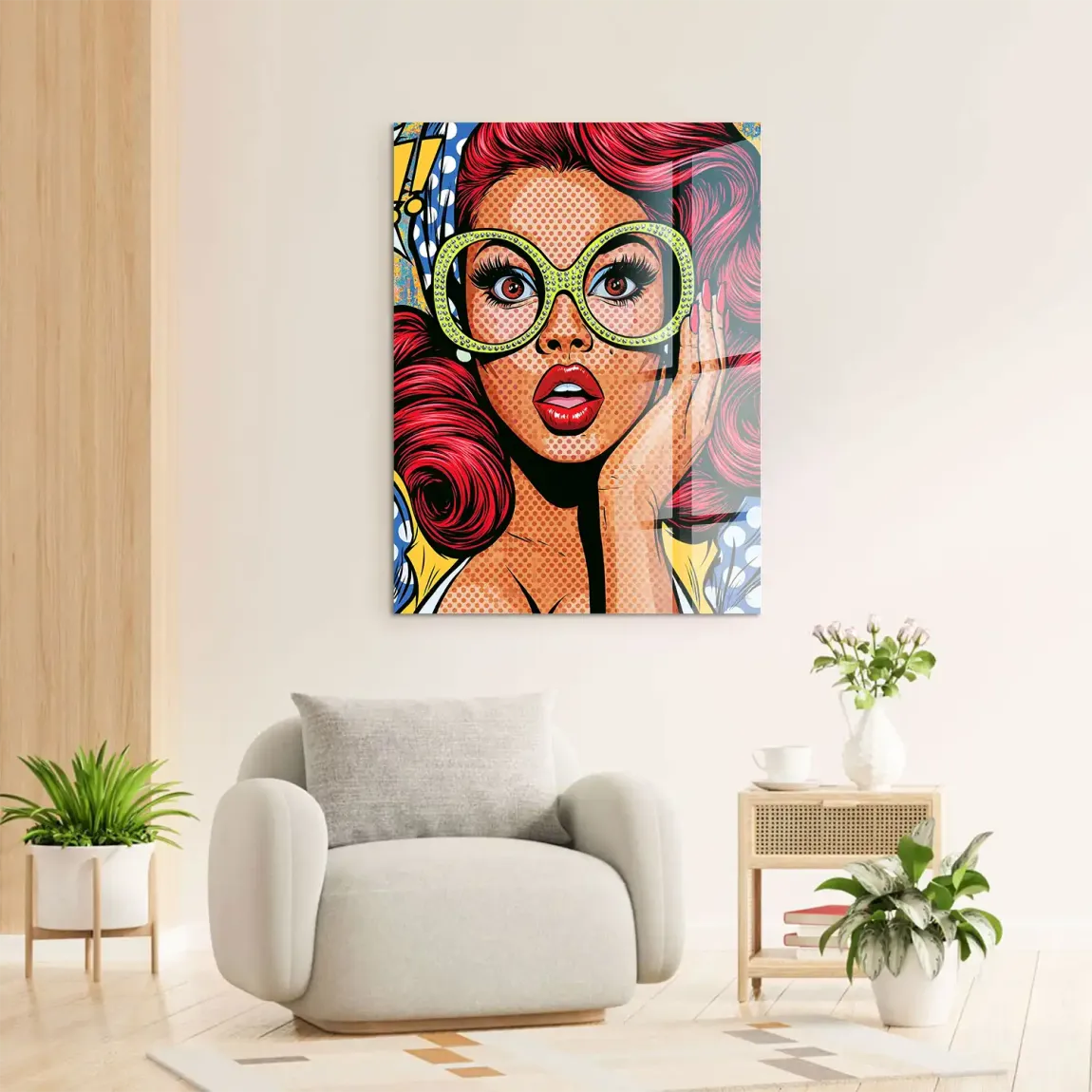 Pop Art Diva Acrylglasbild
