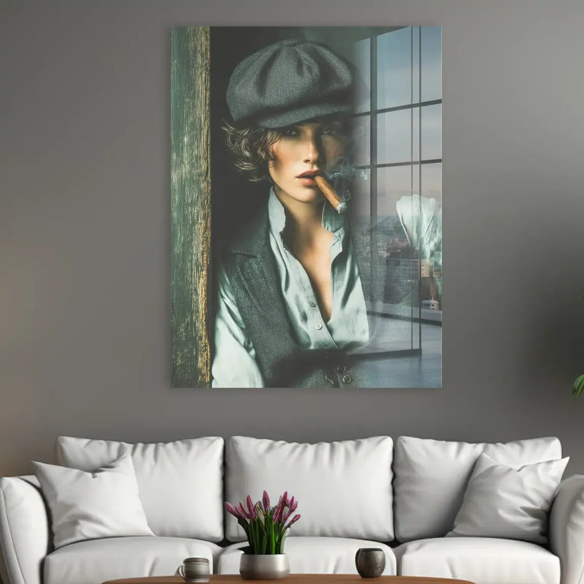 Smoke & Secrets Beauty Acrylglasbild INGALERIE