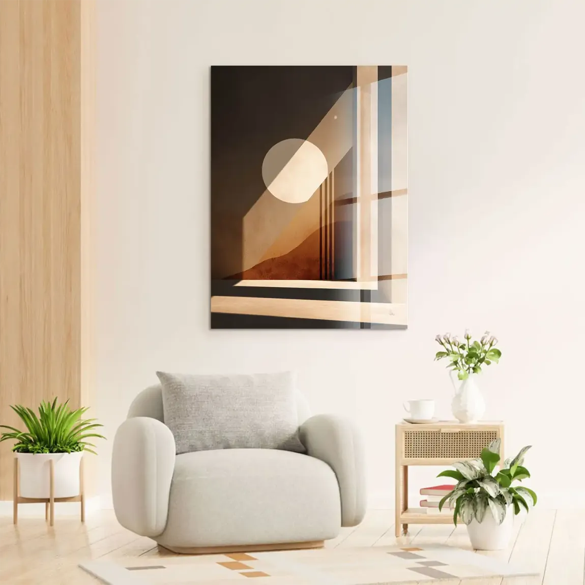 Sonnenbogen Architektur Acrylglasbild