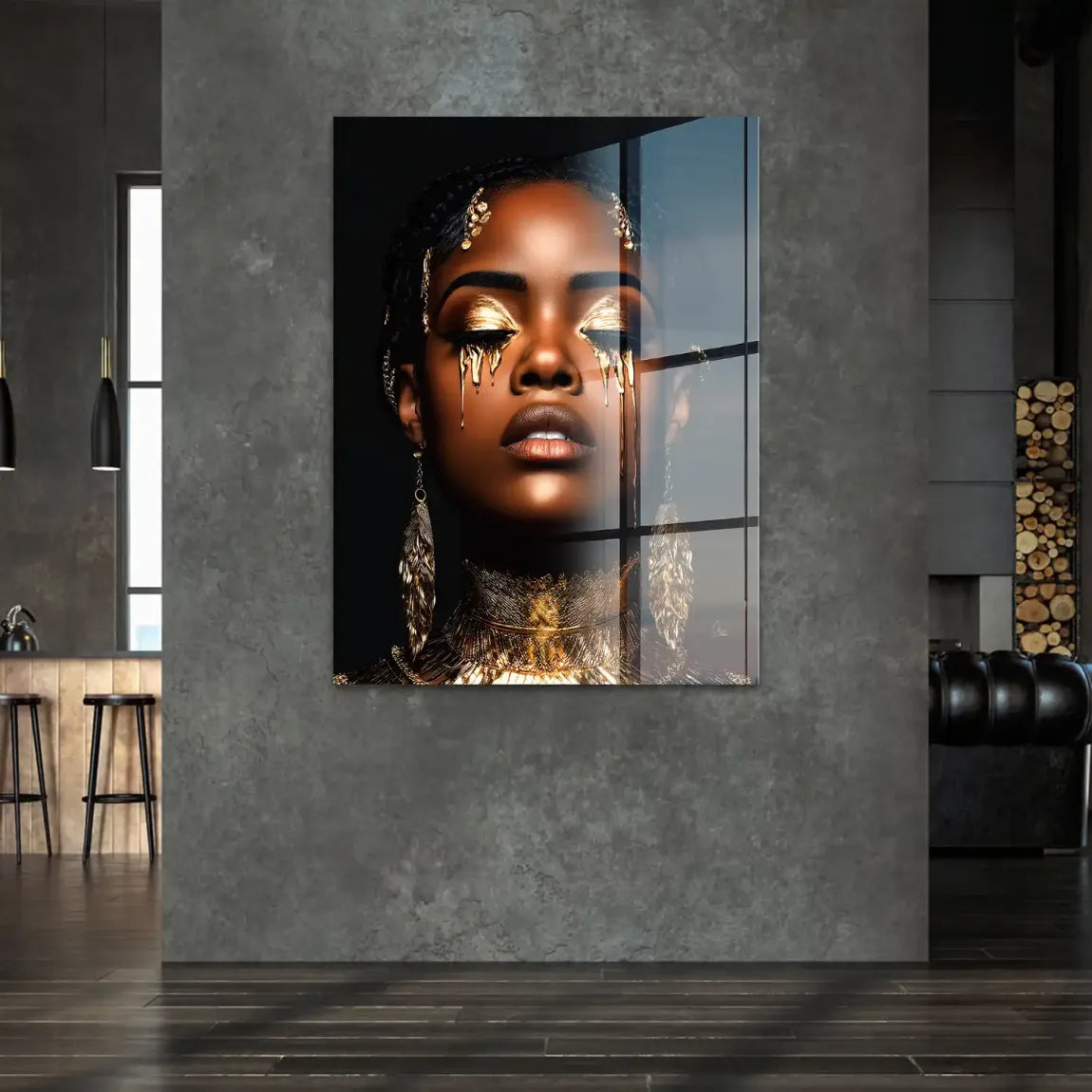 Tears of Gold Acrylglasbild