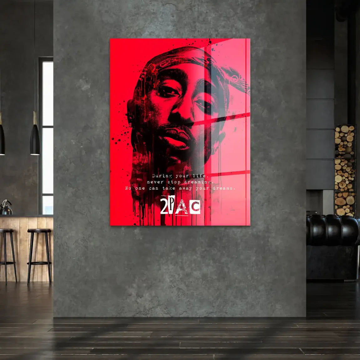 Red Legend Acrylglasbild