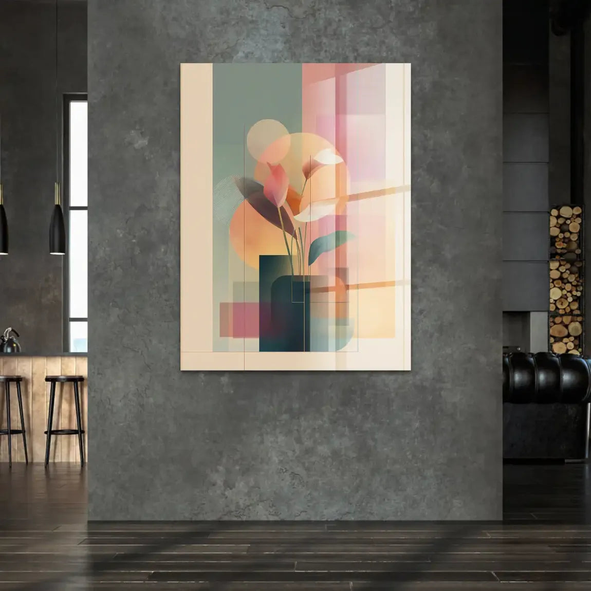 Light Garden Abstrakt Acrylglasbild