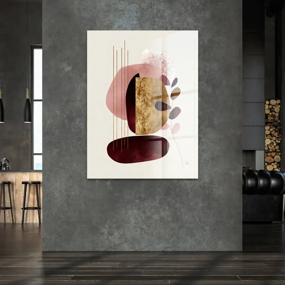 Velvet Shape Acrylglasbild