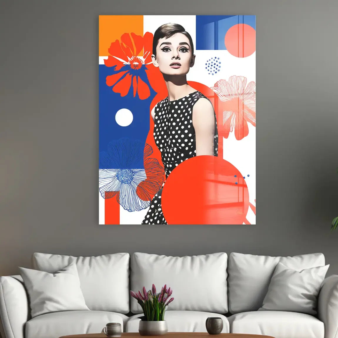 Audrey Hepburn Mod Muse Edition Acrylglasbild INGALERIE