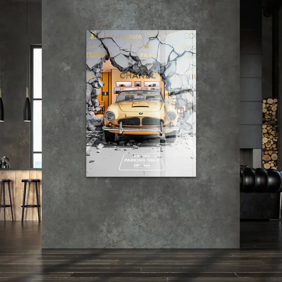 Luxury Shopping Acrylglasbild
