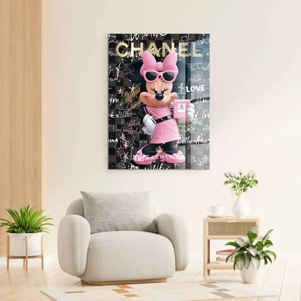 Minnie Couture Acrylglasbild