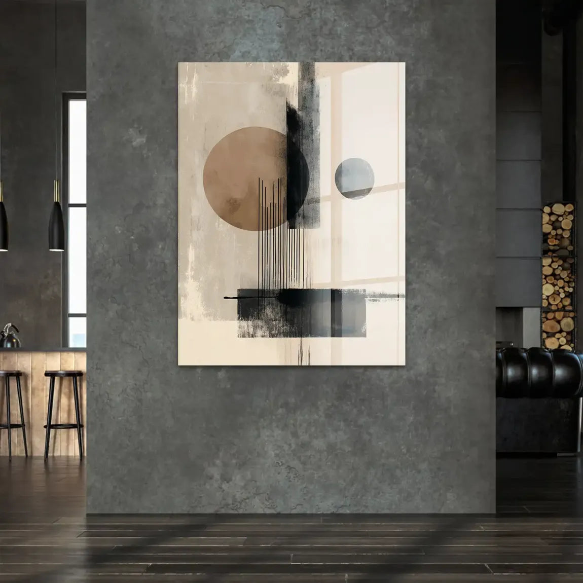 Linear Essence Abstrakt Acrylglasbild