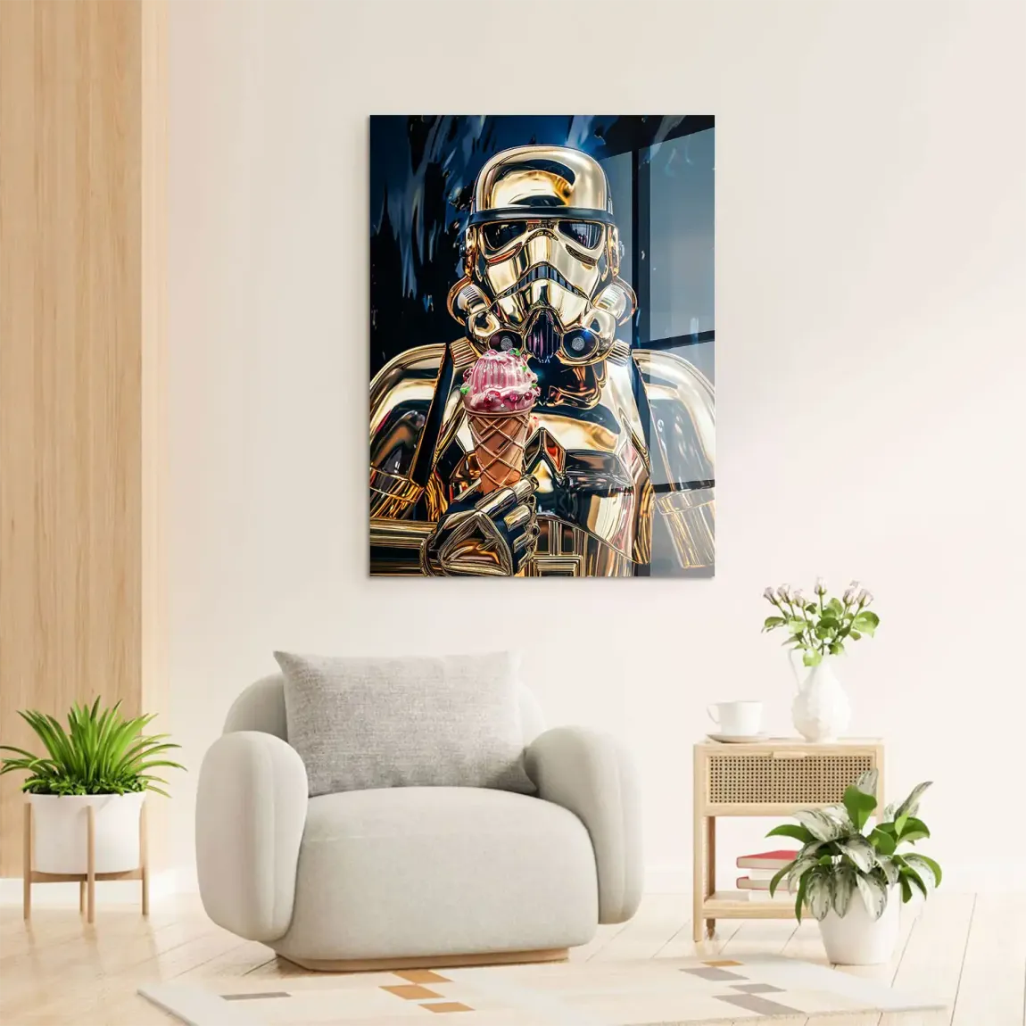 Stormtrooper Eis Acrylglasbild