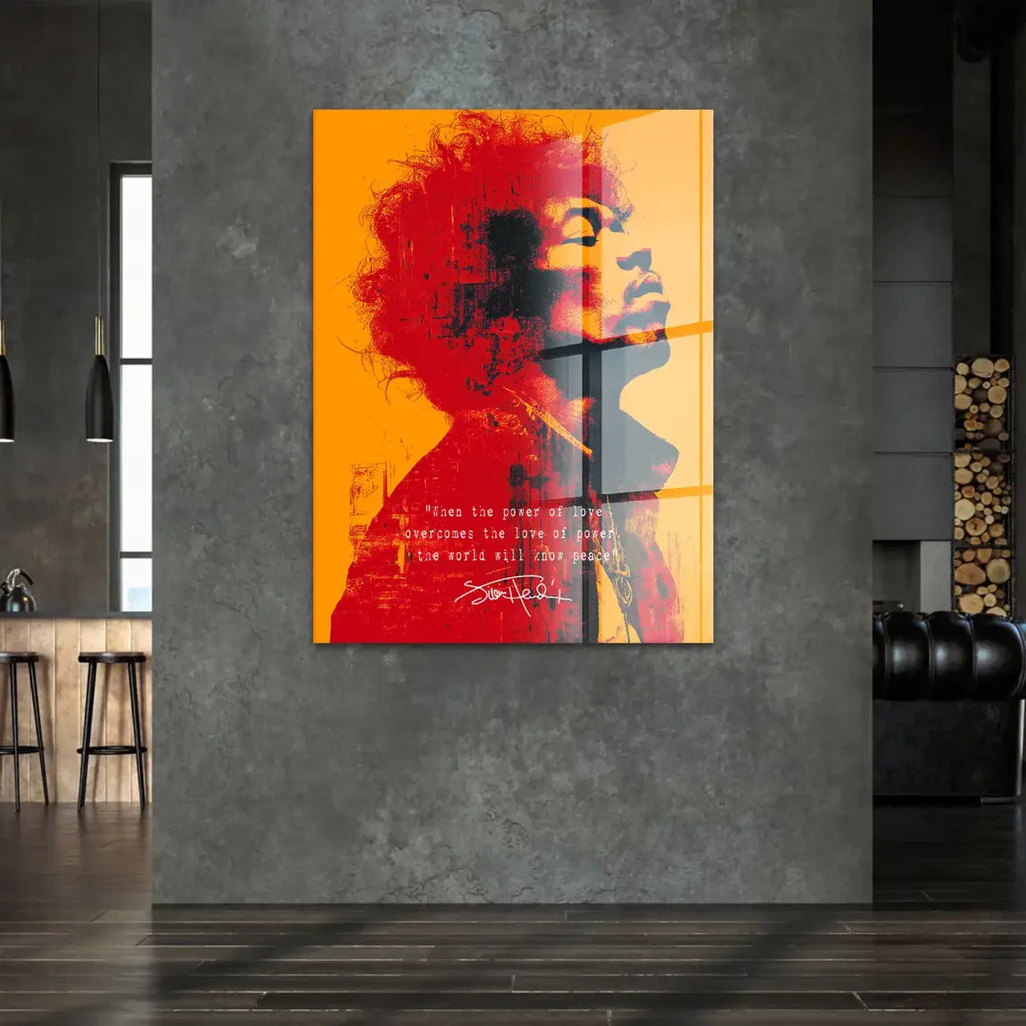 Electric Soul Hendrix Acrylglasbild