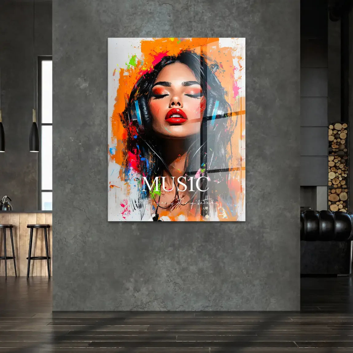 Music Soul Acrylglasbild