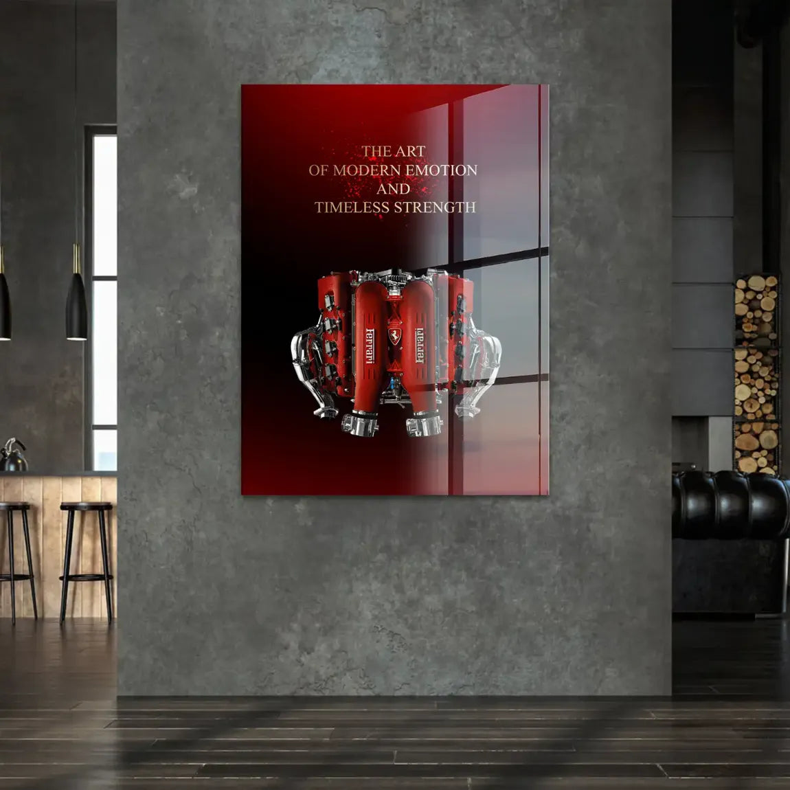 Ferrari Heart of Speed Acrylglasbild