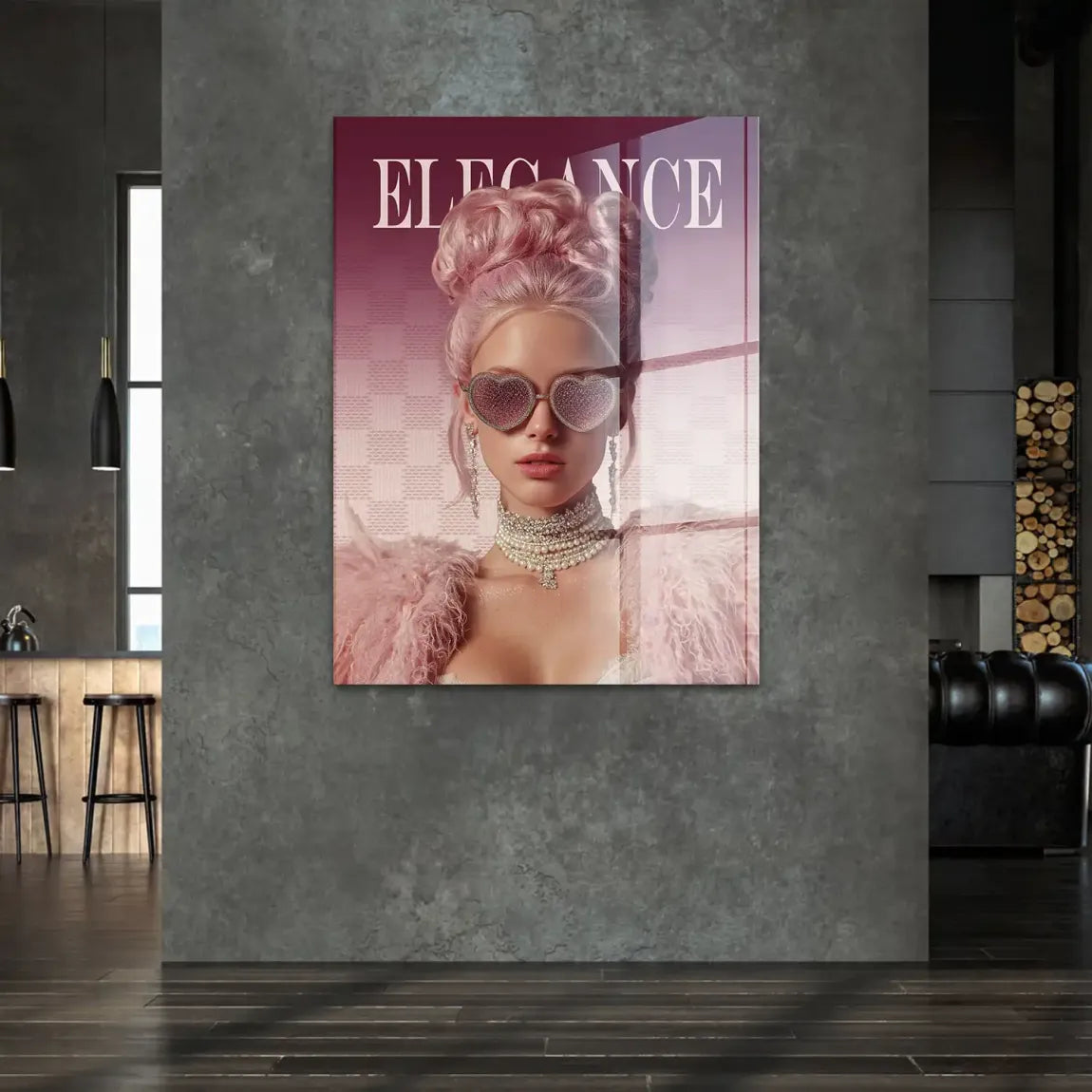 Lady Elegance Acrylglasbild