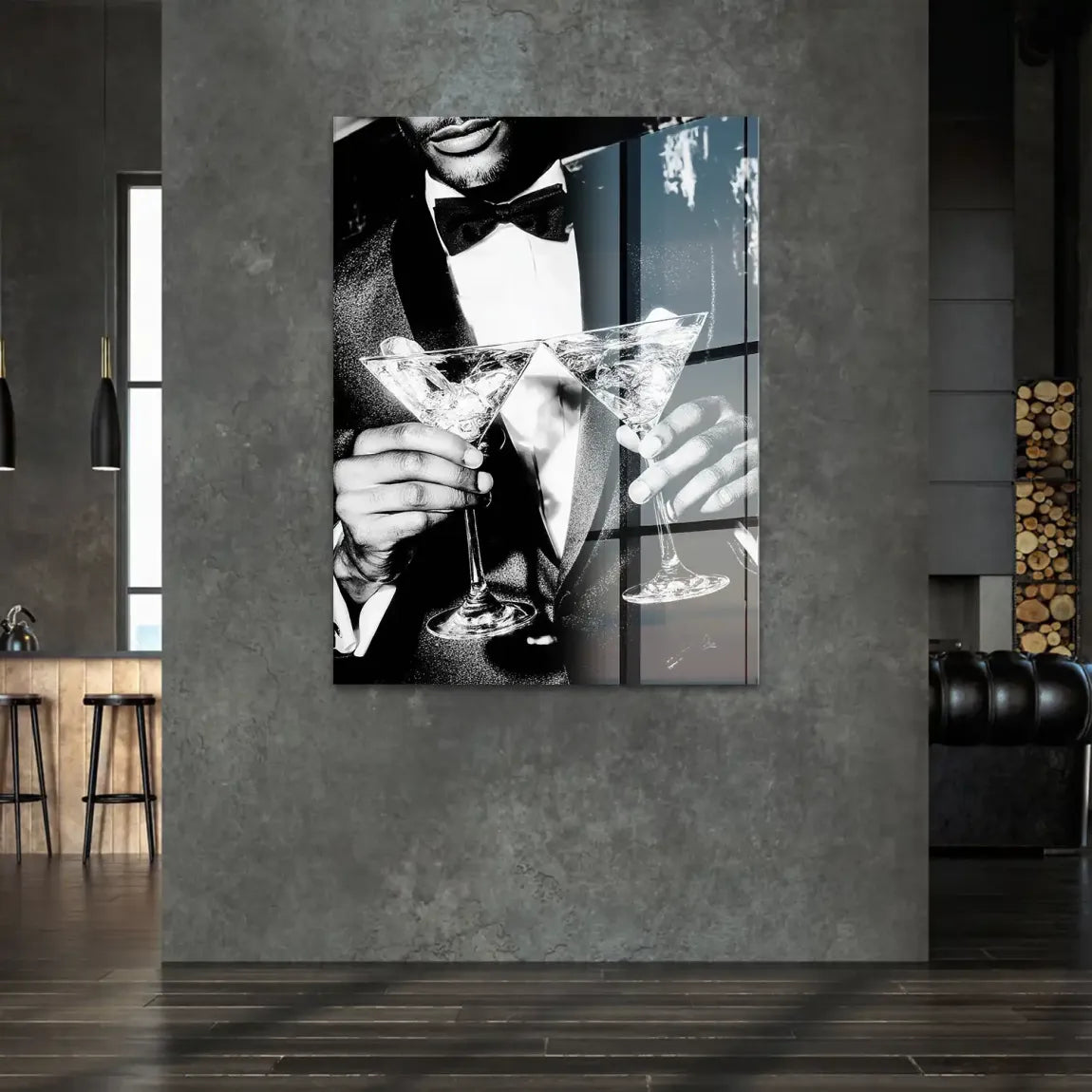 Gentleman Style Acrylglasbild