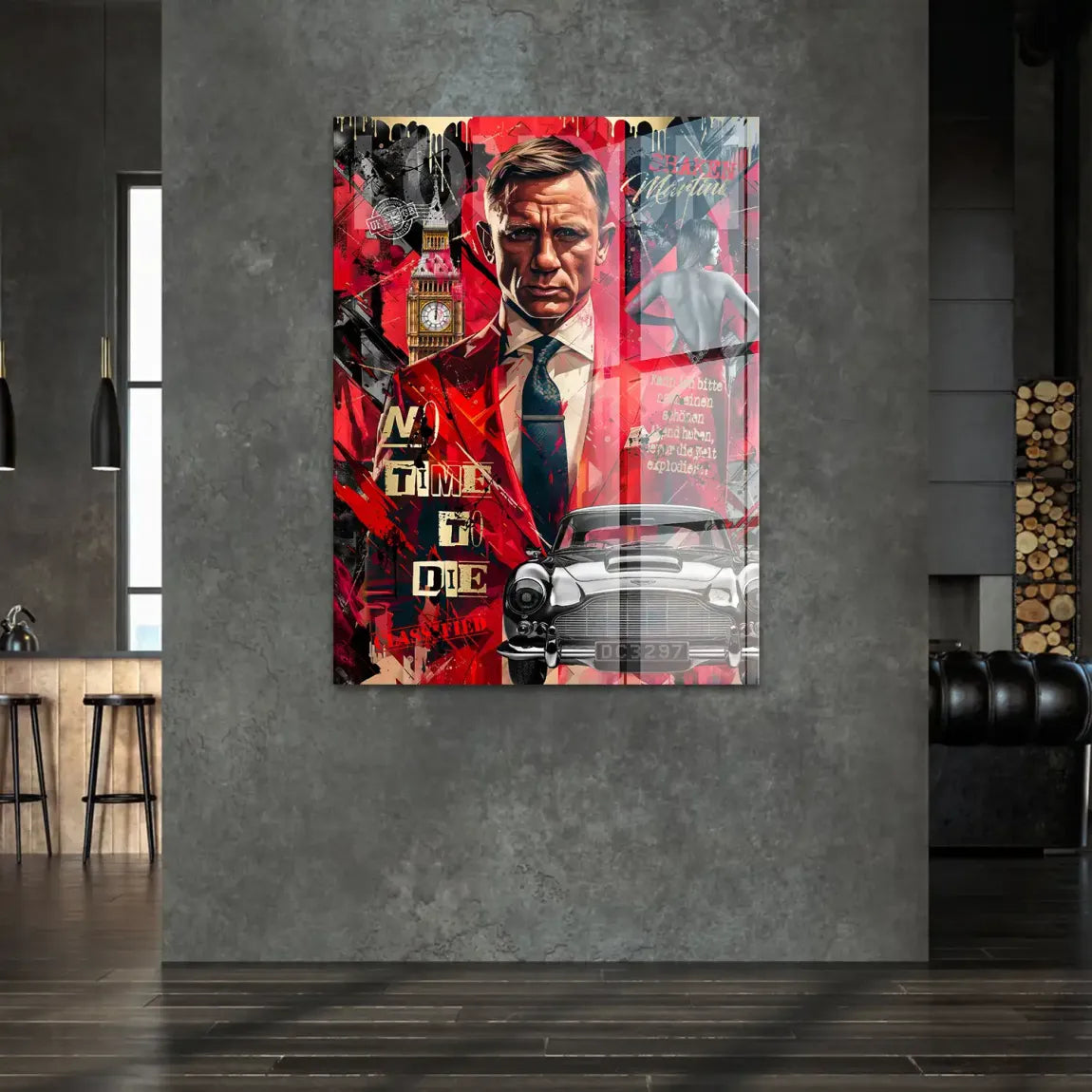 James Bond Vision London Acrylglasbild