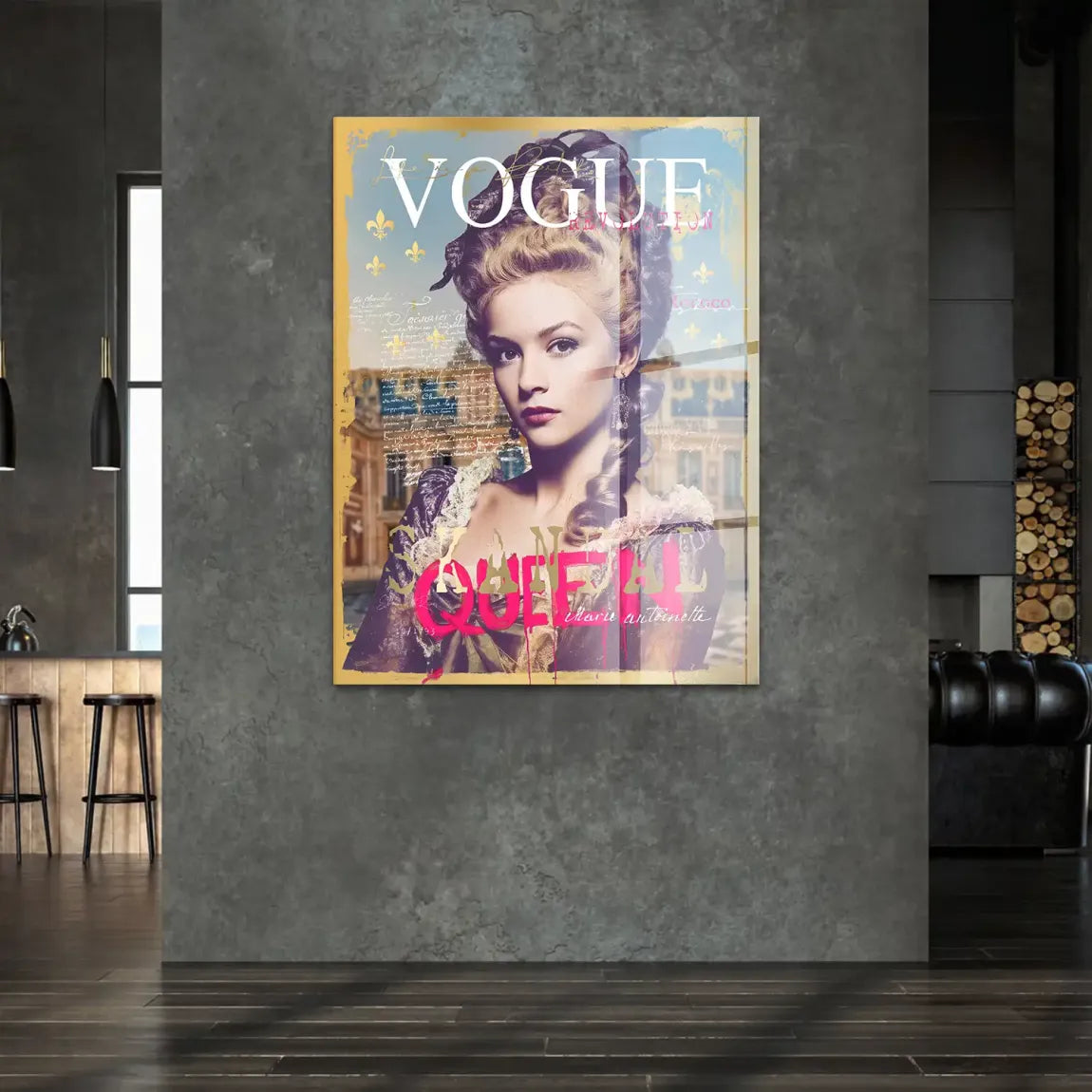 Marie Antoinette Vogue Acrylglasbild