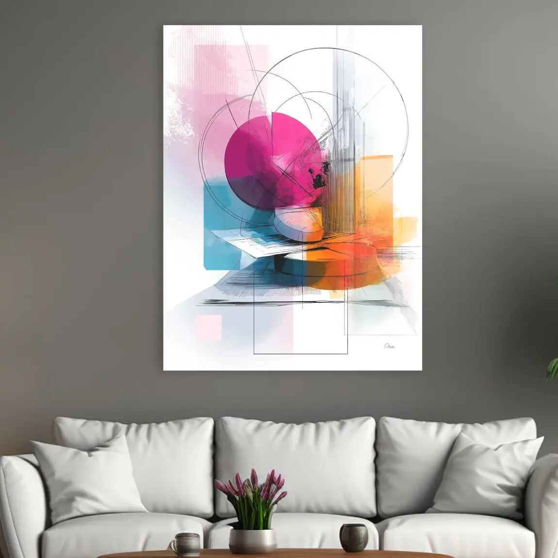 Harmony of Circles Acrylglasbild INGALERIE