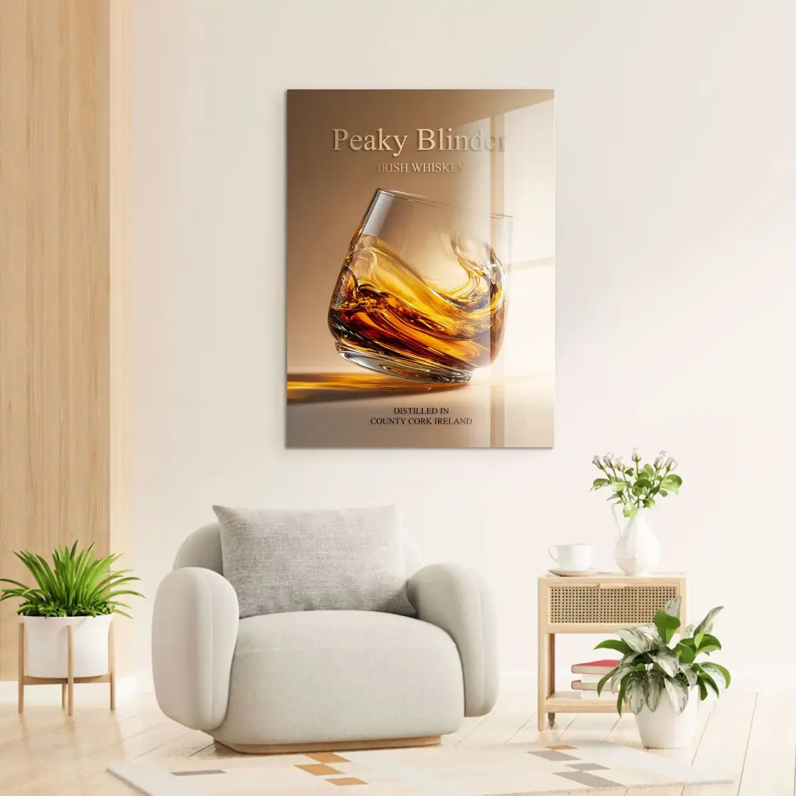 Peaky Whiskey Acrylglasbild