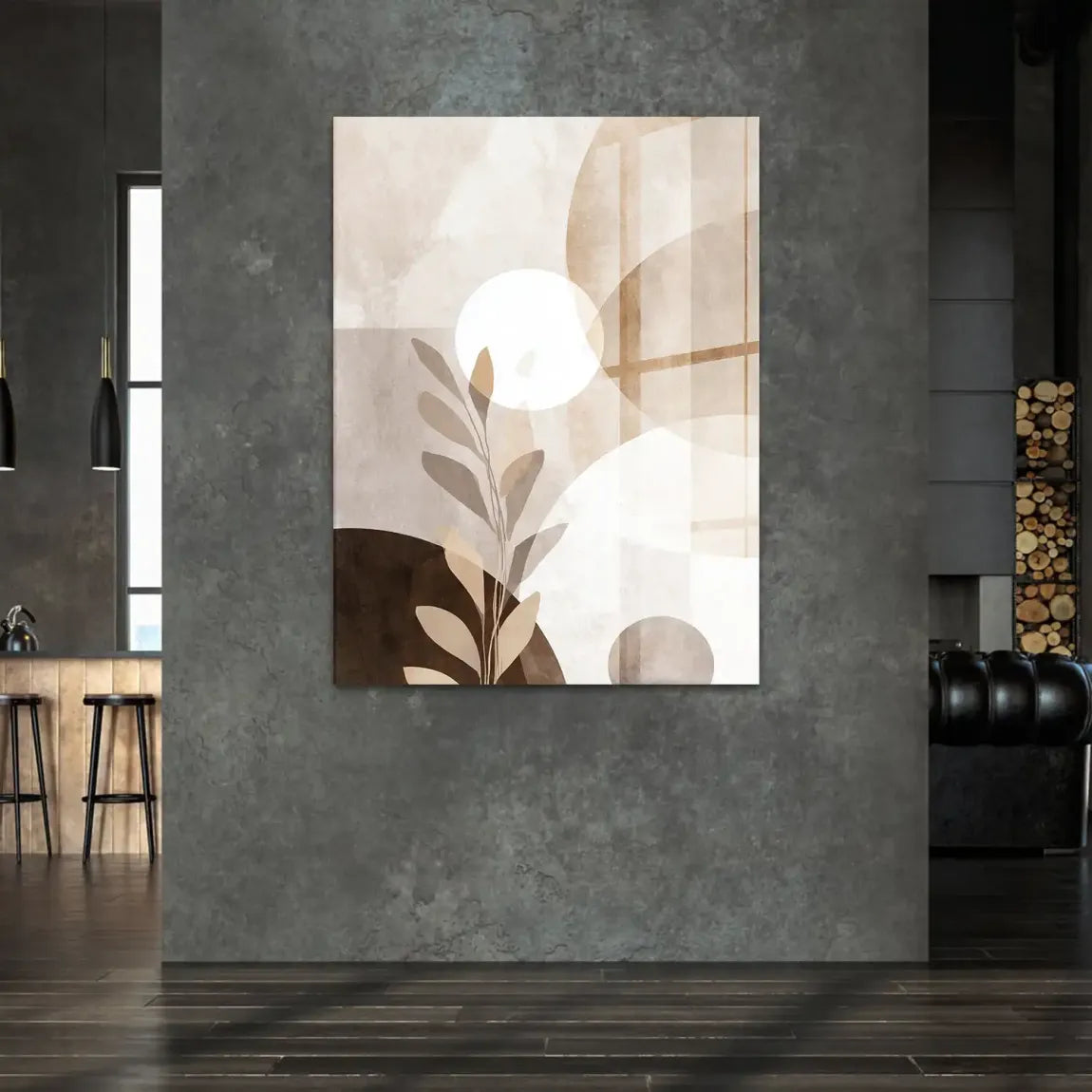 Natural Balance Abstrakt Acrylglasbild