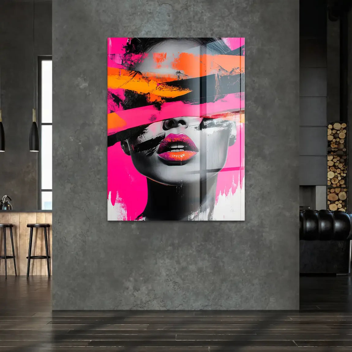 Abstrakt Allure Acrylglasbild
