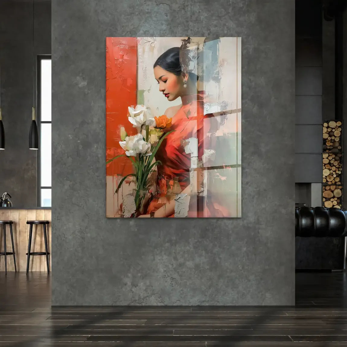 Silent Orchid Beauty Acrylglasbild