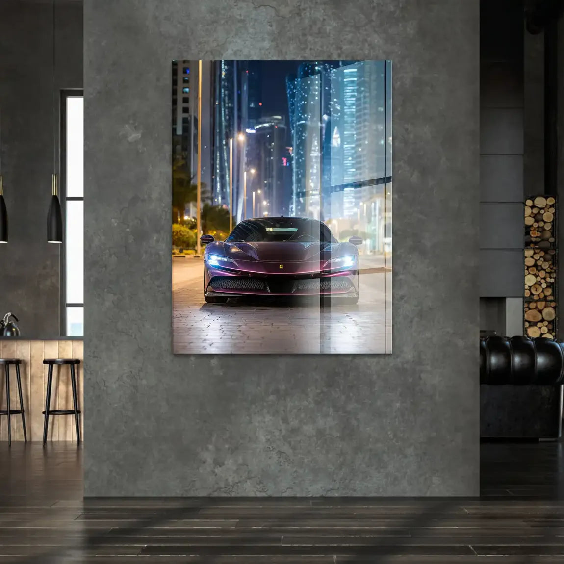 Midnight SF90 Art Acrylglasbild