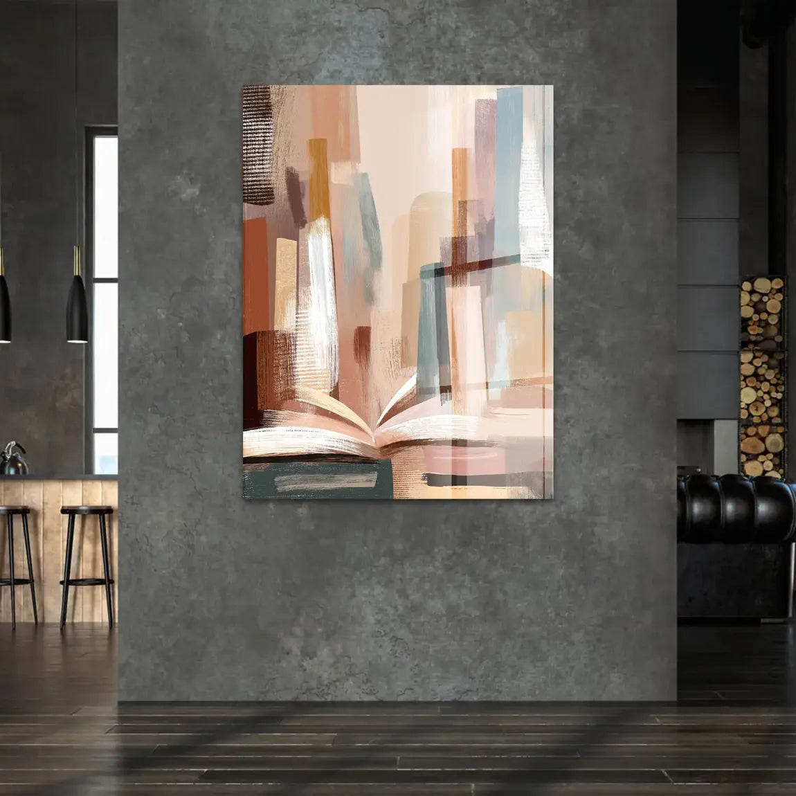 Open Mind Abstrakt Acrylglasbild