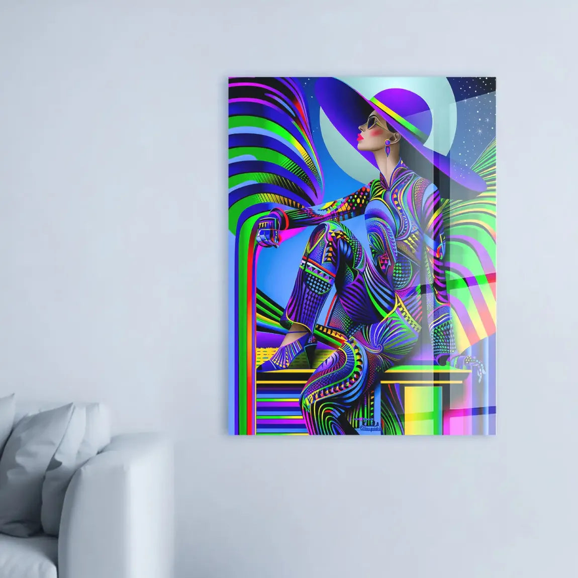 Abstrakt Glamour Acrylglasbild INGALERIE